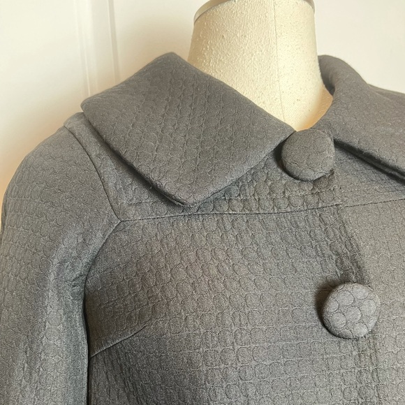 Kensie Black snap button front jacket size 4 - Picture 2 of 10